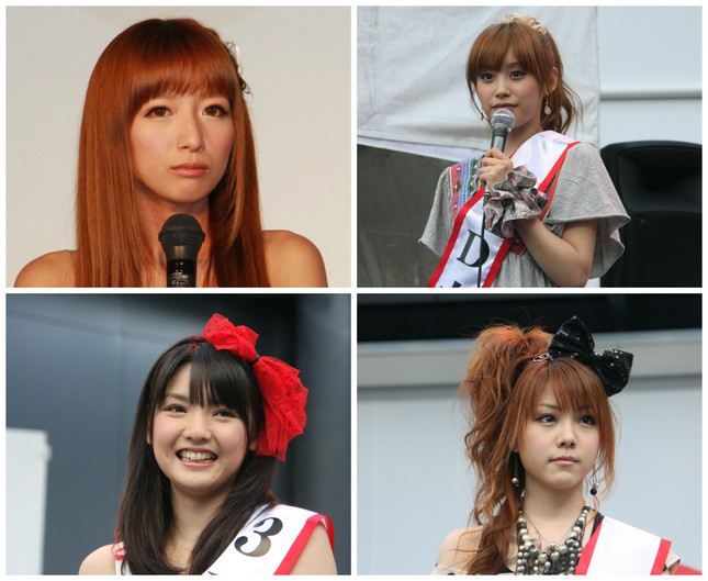 （左上から時計回りに）辻さん、高橋さん、田中さん、道重さん