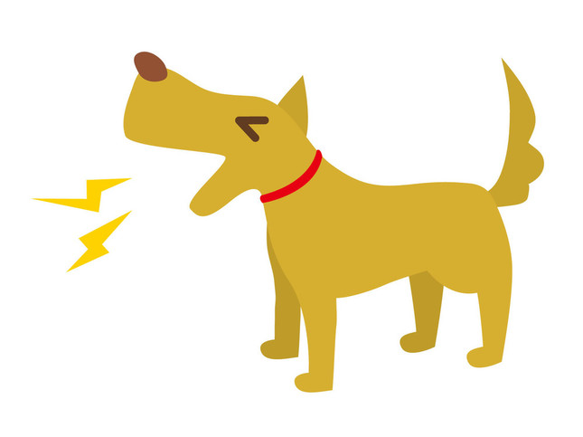 吠える犬のしつけには困る