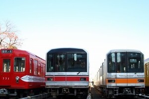 丸ノ内・銀座線の新旧車両が初の「そろい踏み」　東京メトロ「激レア」中野基地公開