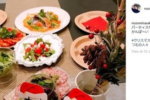 佐々木希のXマス手料理に、やっぱり「嫉妬」の声続々　「ワタベになりてぇーーーー！！！！」