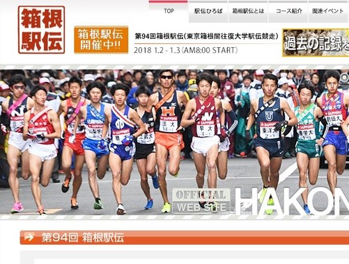 画像は箱根駅伝の公式サイトから