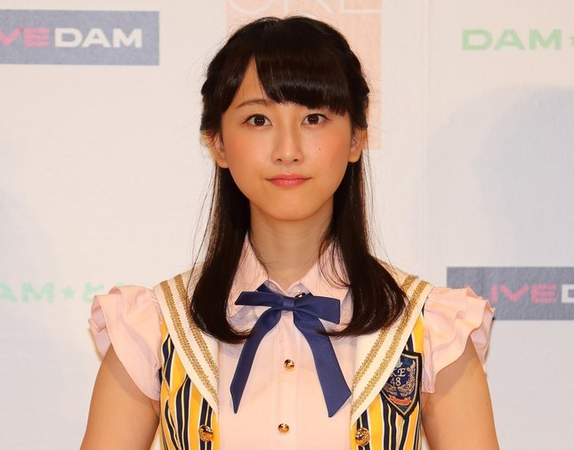 アイドル時代の松井玲奈さん（2014年7月撮影）