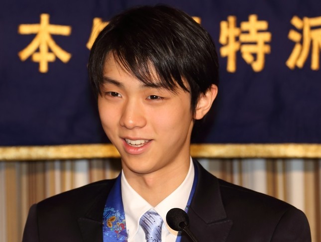 羽生結弦選手（2014年4月撮影）