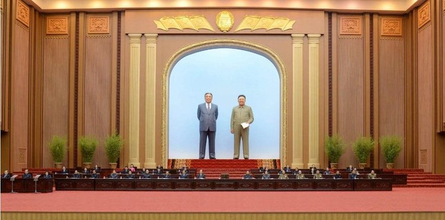 2018年の最高人民会議に金正恩委員長は登場しなかった（写真は労働新聞から）
