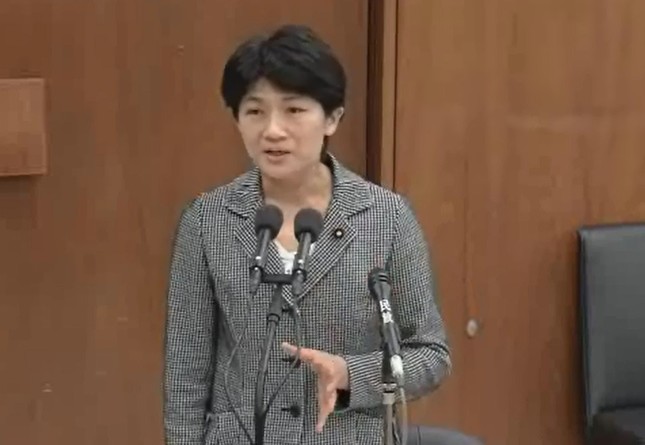 衆議院厚生労働委員会で「補充質疑もしっかりとやっていただきたい」と訴えた西村智奈美議員（衆議院インターネット審議中継から）
