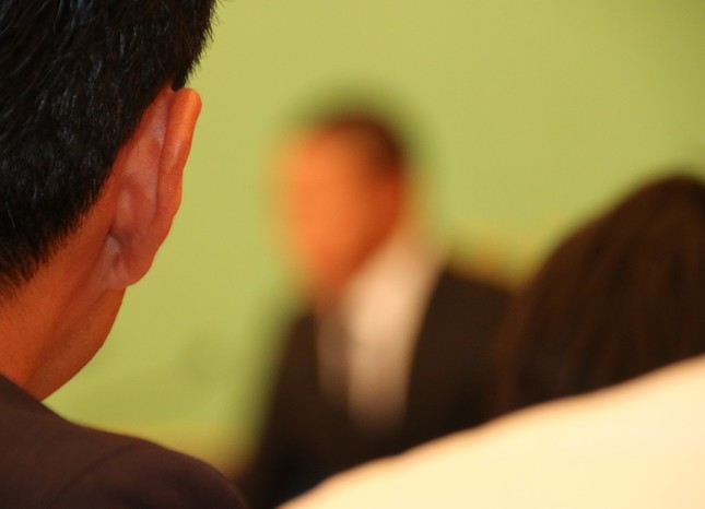 日大選手は記者会見を開き、負傷させた選手に謝罪した（18年5月22日撮影）