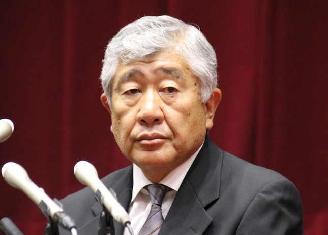 関東学連から「除名」処分を決定した内田正人監督（2018年5月23日撮影）