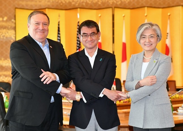 日米韓3か国の外相はCVIDとFFVDの「違いはない」と説明している（写真は外務省ウェブサイトから）