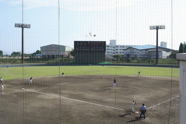 楽天二軍が2009年から使用している利府町中央公園野球場（WikimediaCommonsより、Pallchangさん撮影）