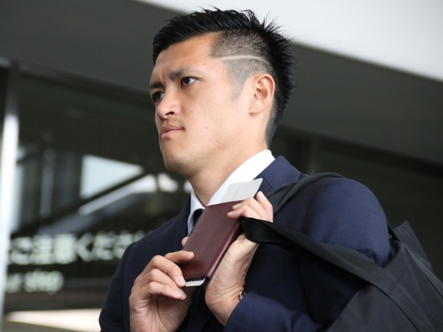 ベルギー1部セルクル・ブルージュに移籍する植田直通。ロシアW杯代表に選ばれたが出場はなかった（2018年6月撮影）