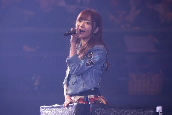 HKT48の指原莉乃さん。どの記事が「ド捏造」なのかは明らかにしていない（2018年1月撮影）