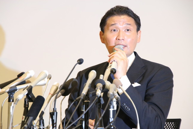 9月25日に会見した貴乃花親方