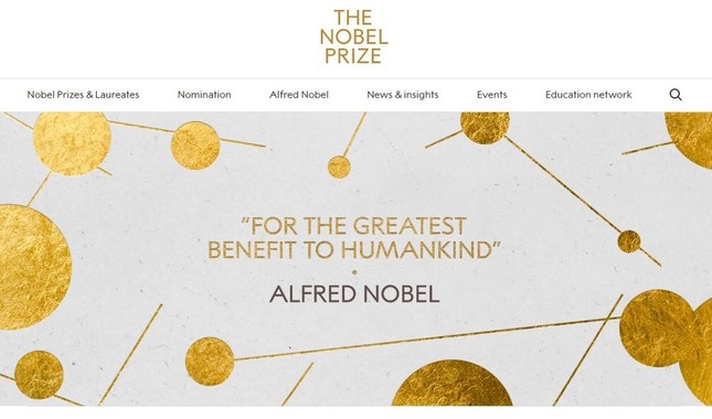 ノーベル経済学賞が決まった（画像は「ノーベル賞」公式サイトより）