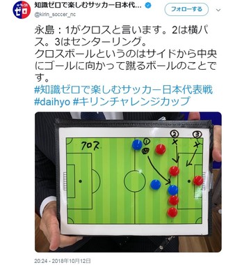 永島昭浩のサッカー用語解説が 適当すぎ 日本代表戦ツイッター企画で疑問 専門家に聞く J Cast ニュース 全文表示