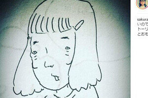 安藤サクラの画力にファン驚き　「ぷく絵」に自ら参戦...でも「怖い」！？
