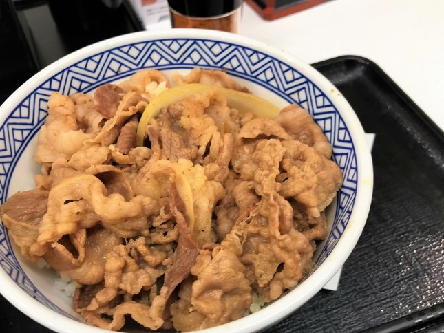 190円で食べた牛丼