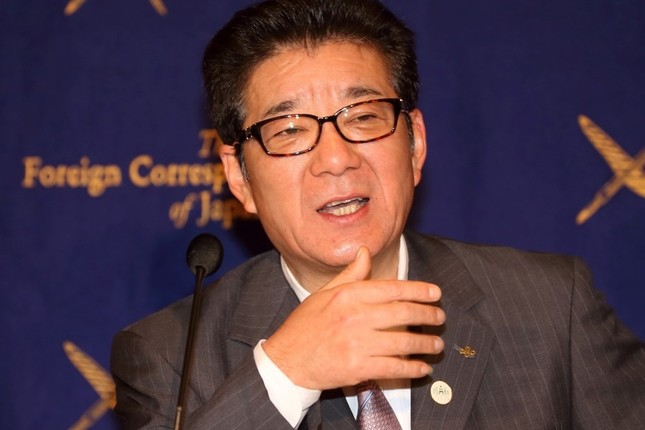 松井一郎大阪府知事（2017年4月、J-CASTニュース撮影）