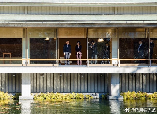 インタビューは迎賓館の和風別館で行われた。トランプ大統領の豪快なえさやりが話題になった場所だ（写真はフェニックステレビオフィシャルサイトから）