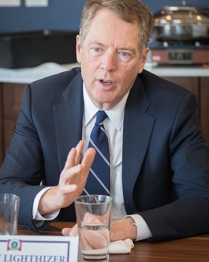 米側の交渉を指揮するロバート・ライトハイザー氏（米農務省より）