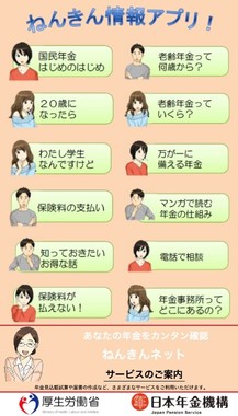 アプリのトップページ