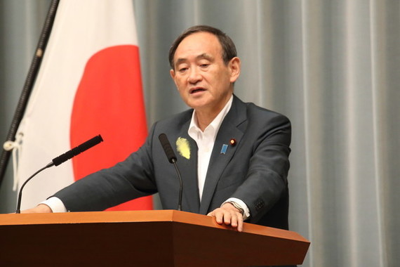 菅官房長官（2017年撮影）