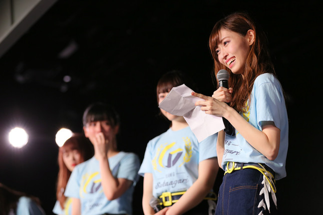 グループからの卒業を発表するNGT48の山口真帆さん（c）AKS