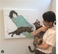 理想の猫「にゃー」→現実の猫「シャー！！！」　石田ゆり子インスタの落差がすごい