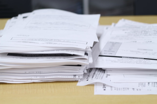 1週間に届いたファクス