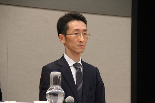 取締役営業部長の奥田裕康氏（2019年8月撮影）