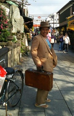 柴又でも寅さんとして現れる
