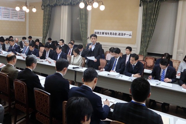 野党の調査チームによる合同ヒアリングでは「疑惑は深まった」という声があがった