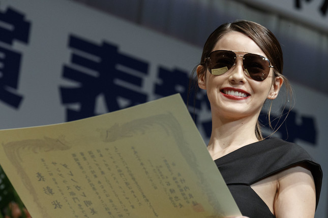 ネット中傷に毅然と対応…ダレノガレ明美さん（写真：Rodrigo Reyes Marin/アフロ）