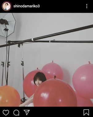 篠田麻里子さんのインスタグラムから