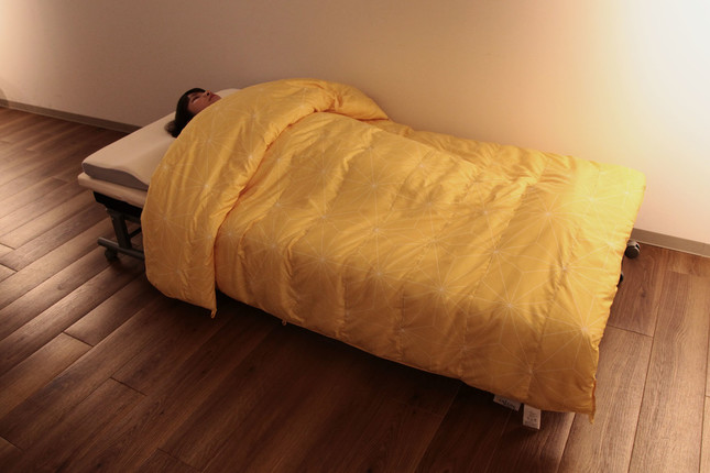 ショップジャパンの睡眠ルーム（ショップジャパン提供）