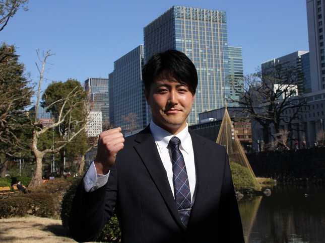 第二の人生に向けて意気込む森山恵佑氏（2020年2月撮影）