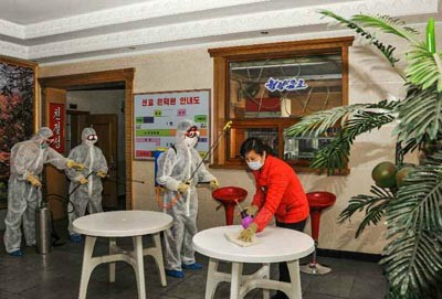 北朝鮮メディアは連日のようにコロナウイルス対策について報じている
