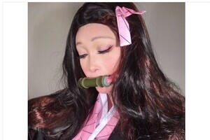 叶美香、「鬼滅の刃」禰豆子コスプレを「お蔵入り」にした理由　作品へのリスペクトゆえに...