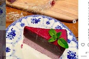 工藤静香、手作りブルーベリームース披露　「レシピ本出して」ファン絶賛