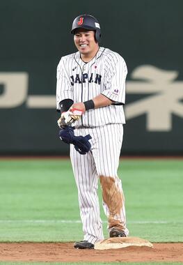 山川穂高選手（写真：AFP／アフロ、2017年11月19日撮影）