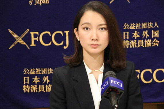 漫画家らを提訴した伊藤詩織さん（写真は、2019年12月19日撮影）