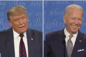 トランプ氏、討論中もツイッター猛更新で「どうやってるんだ？」 一方のバイデン氏も...