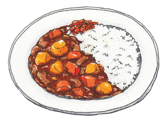 カレーライスに合うものといえば…