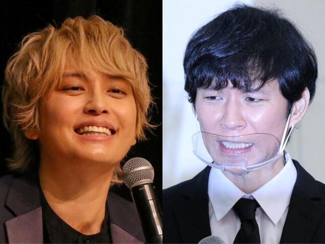 手越祐也さんと渡部建さん（ともに2020年撮影）