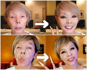 研ナオコ「すっぴんから大変身」動画のモノマネ　ミラクルひかるに「絶対怒られるやつやん」