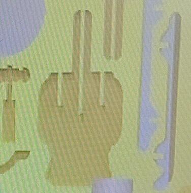 視聴者から指摘が上がったデザイン（番組から）