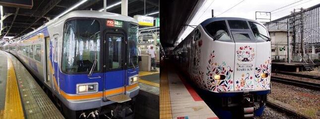 なにわ筋線には南海とJR西日本が乗り入れる