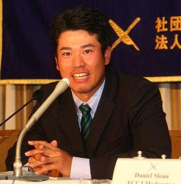 松山英樹選手（2013年撮影）