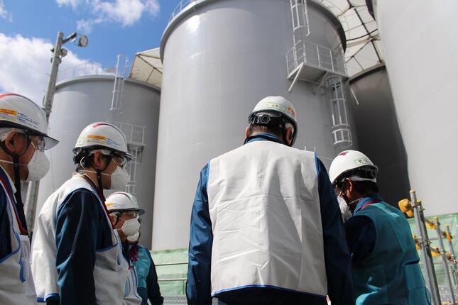 東京電力福島第1原発の処理水をめぐり、中国は「ゴジラ」まで持ち出した（写真は東京電力撮影）