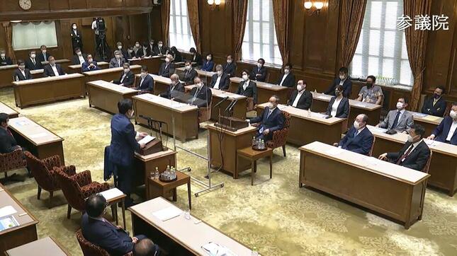 2年ぶりに行われた党首討論。議論が編み合わない場面も多かった（写真は参院インターネット中継から）