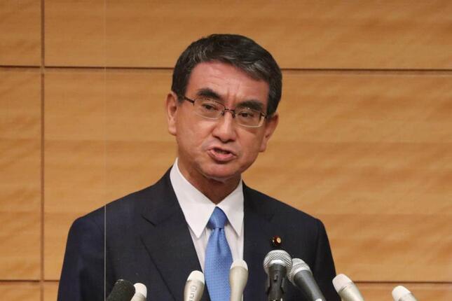 河野太郎氏（2021年撮影）